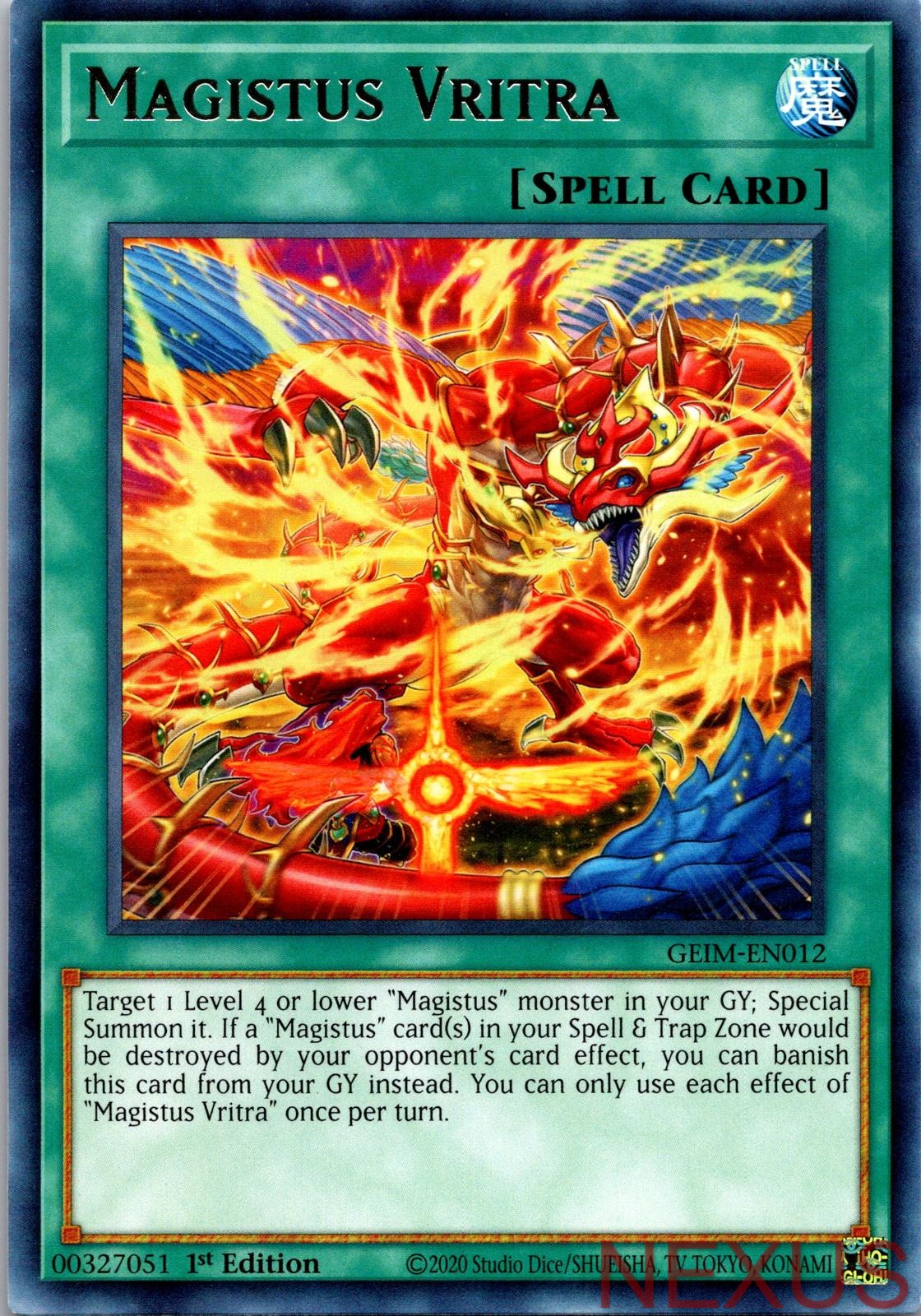 Magistus Vritra GEIM-EN012 Rare 1st Edition Near Mint