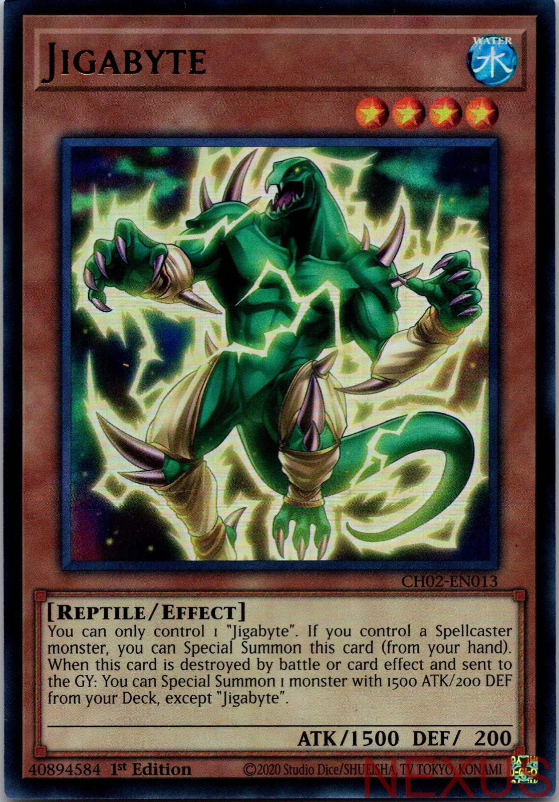 Jigabyte CH02-EN013 Ultra Rare 1st Edition Near Mint