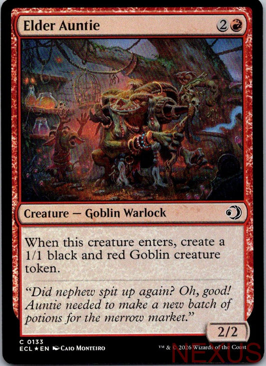 Elder Auntie 133 Common Foil Near Mint