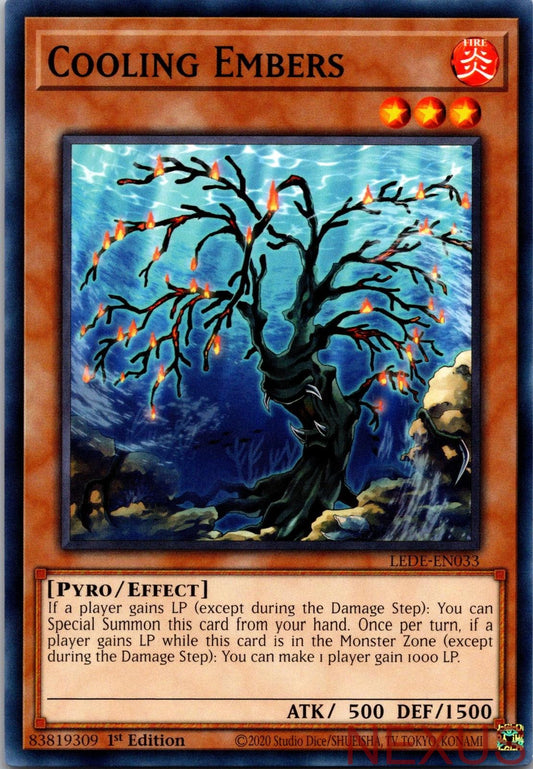 Cooling Embers LEDE-EN033 Common Legacy of Destruction 1st Edition Near Mint