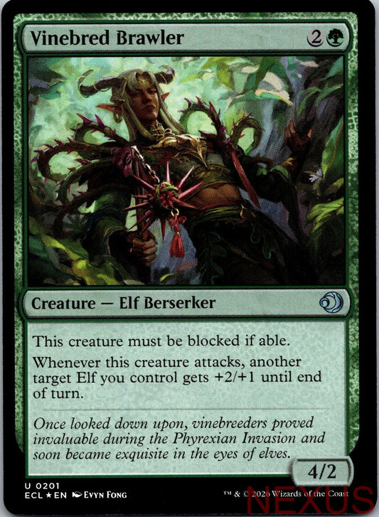 Vinebred Brawler 201 Uncommon Foil Near Mint
