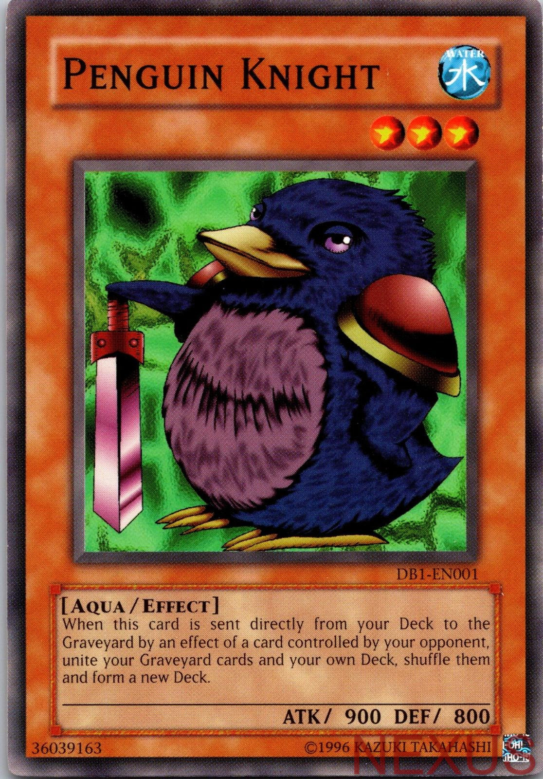 Penguin Knight DB1-EN001 Common Dark Beginning 1 Unlimited Near Mint