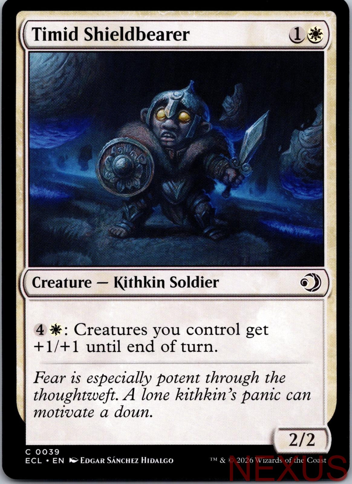 Timid Shieldbearer 39 Common Near Mint