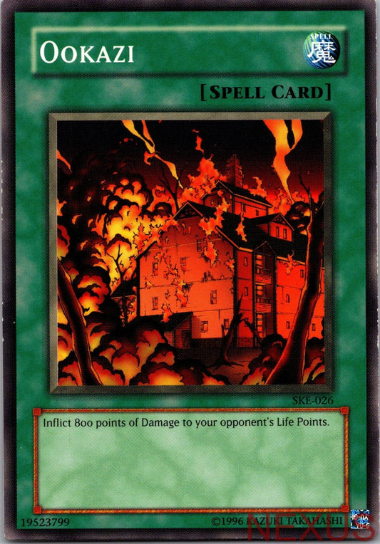 Ookazi SKE-026 Common Starter Deck: Kaiba Evolution Unlimited Near Mint