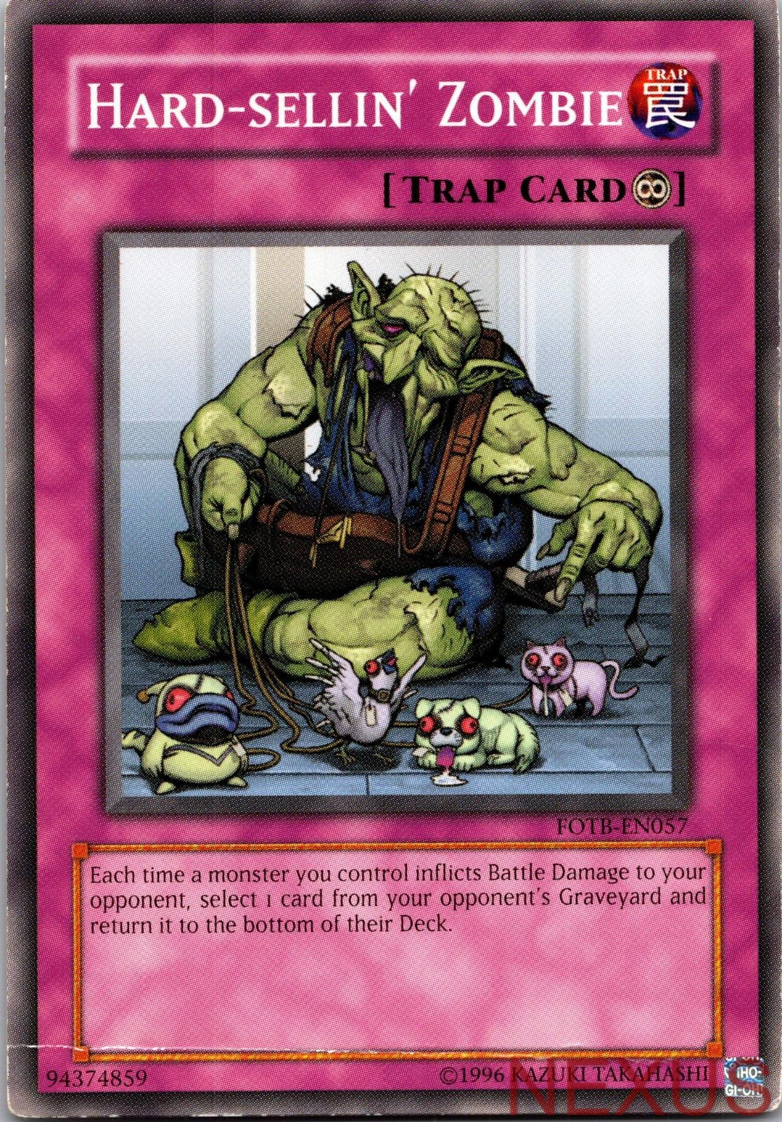 Hard-sellin' Zombie FOTB-EN057 Common Unlimited Lightly Played