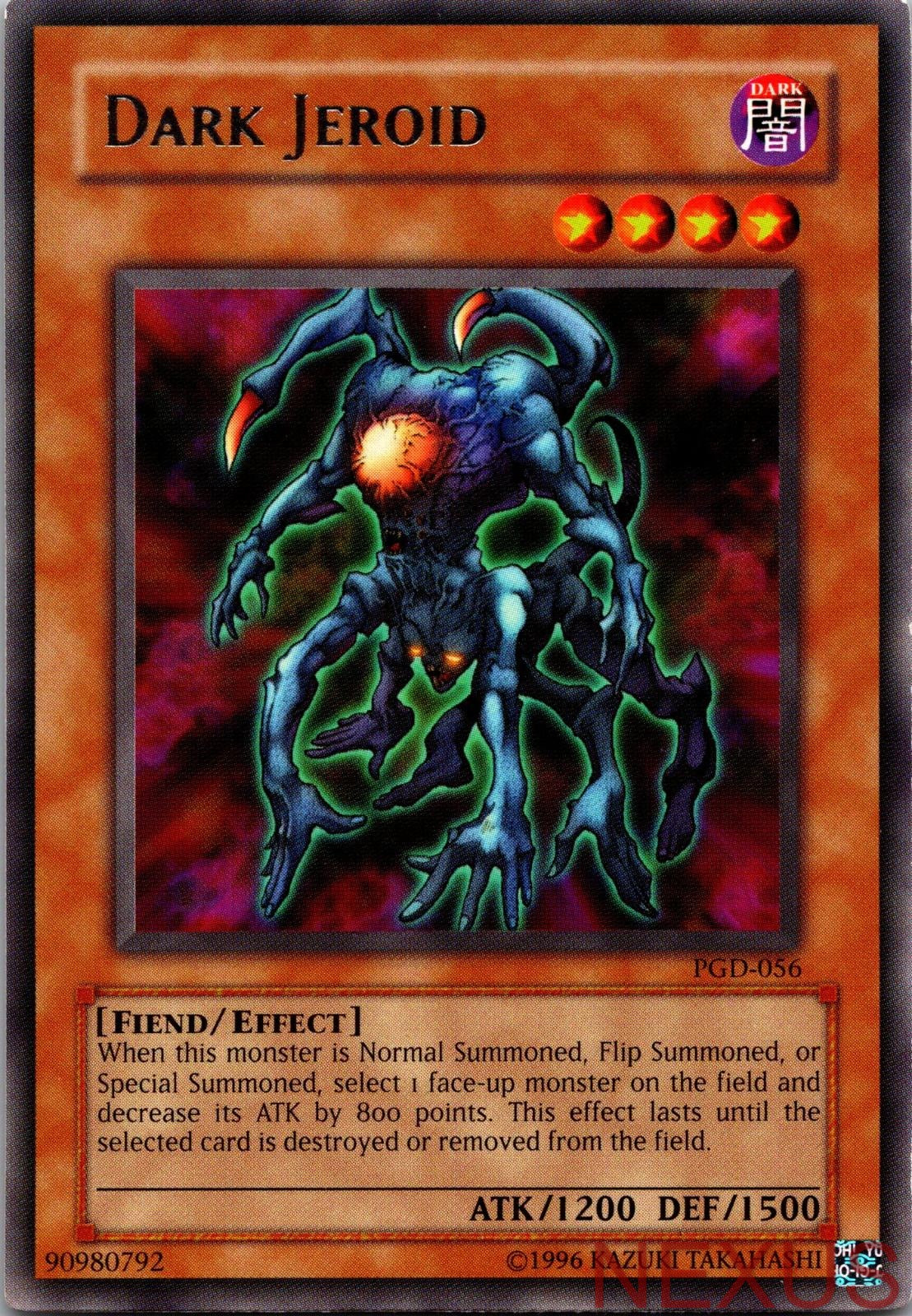 Dark Jeroid PGD-056 Rare Pharaonic Guardian Unlimited Near Mint