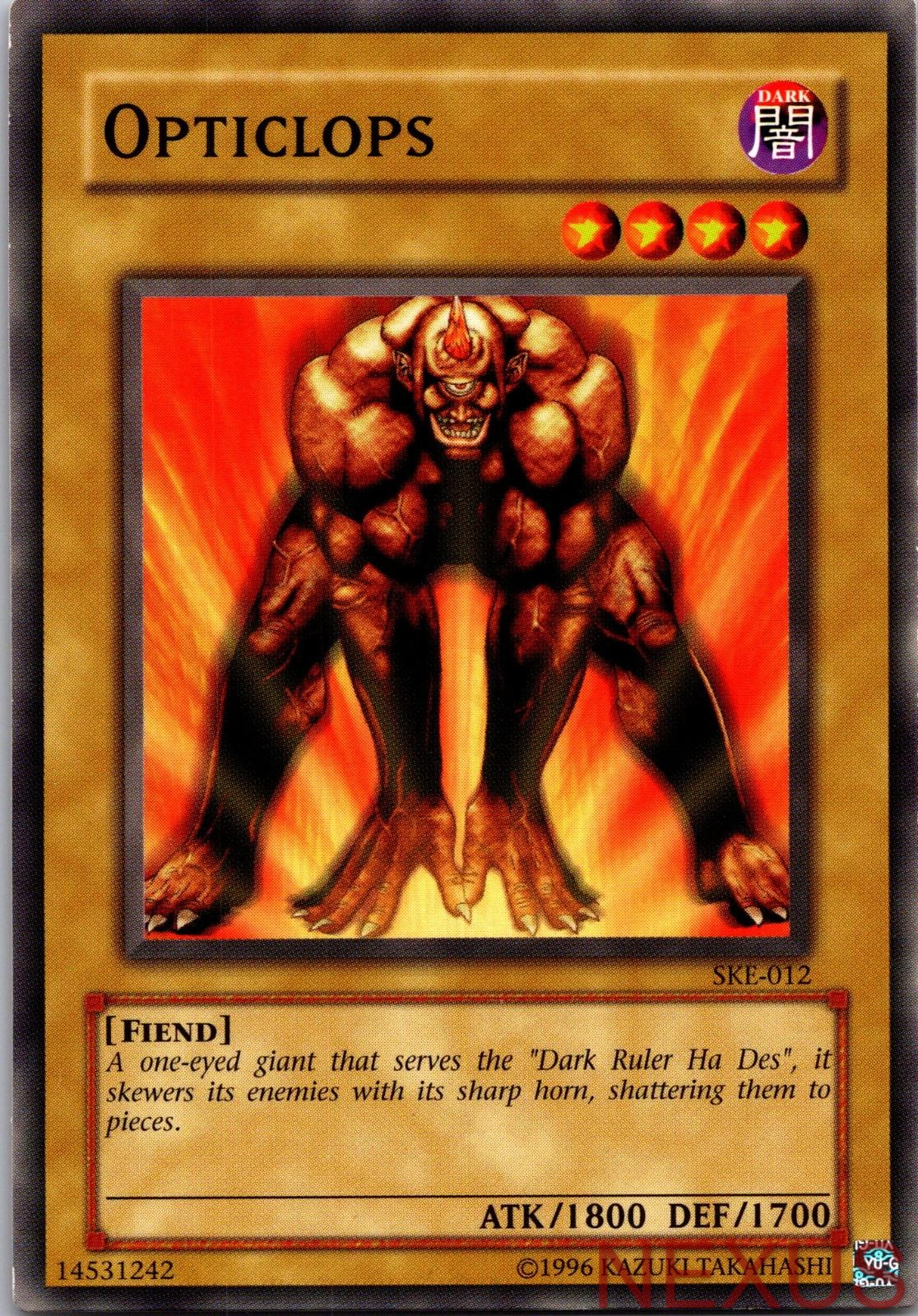 Opticlops SKE-012 Common Starter Deck: Kaiba Evolution Unlimited Near Mint