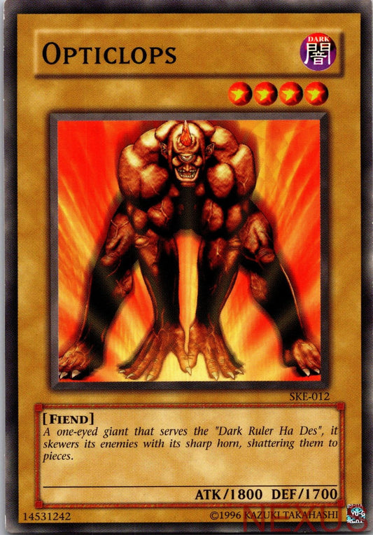 Opticlops SKE-012 Common Starter Deck: Kaiba Evolution Unlimited Near Mint