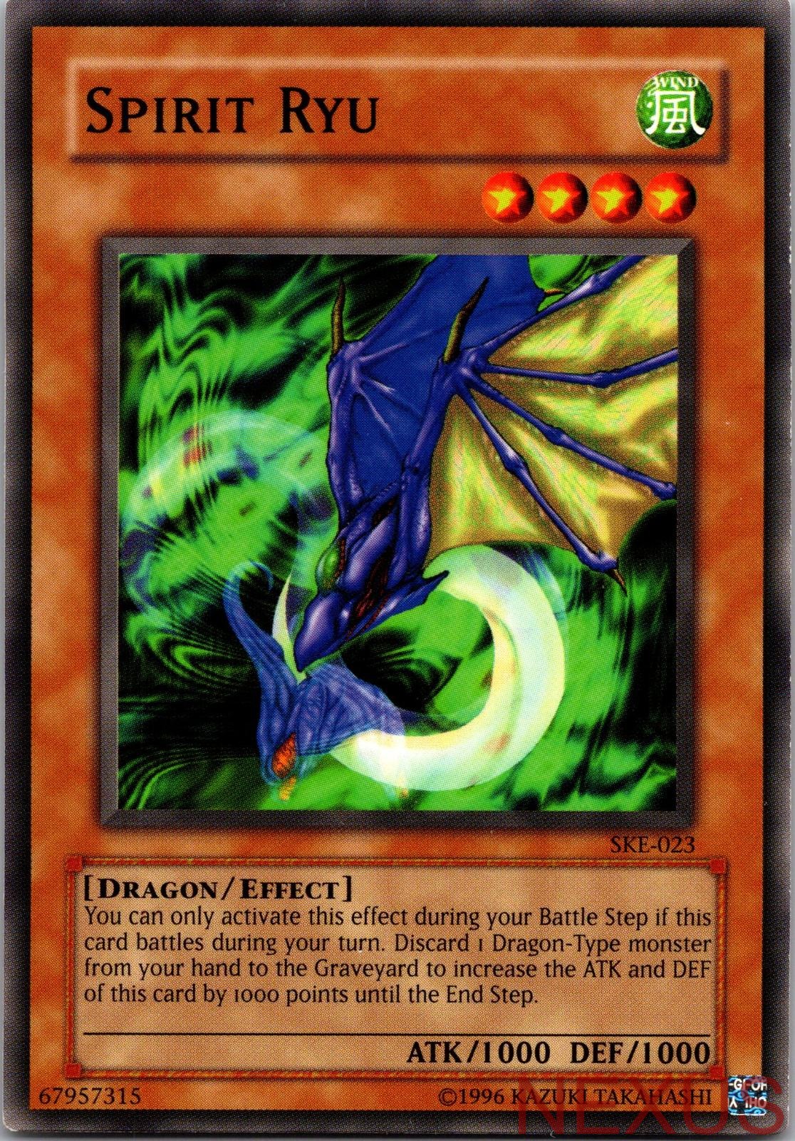 Spirit Ryu SKE-023 Common Starter Deck: Kaiba Evolution Unlimited Near Mint