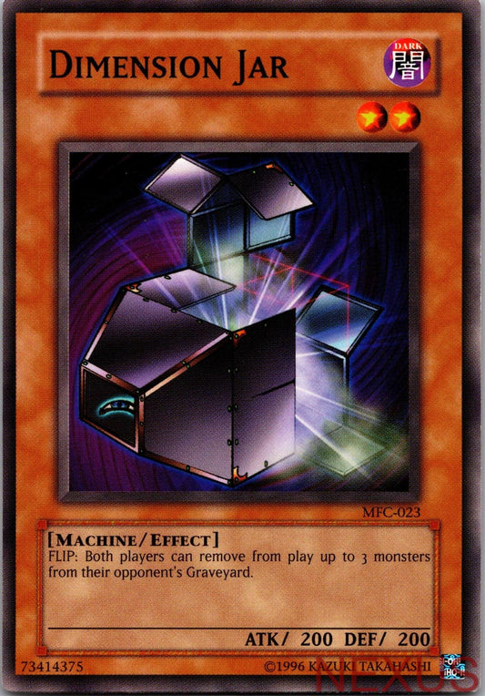 Dimension Jar MFC-023 Common Magician's Force Yu-Gi-Oh Unlimited Near Mint