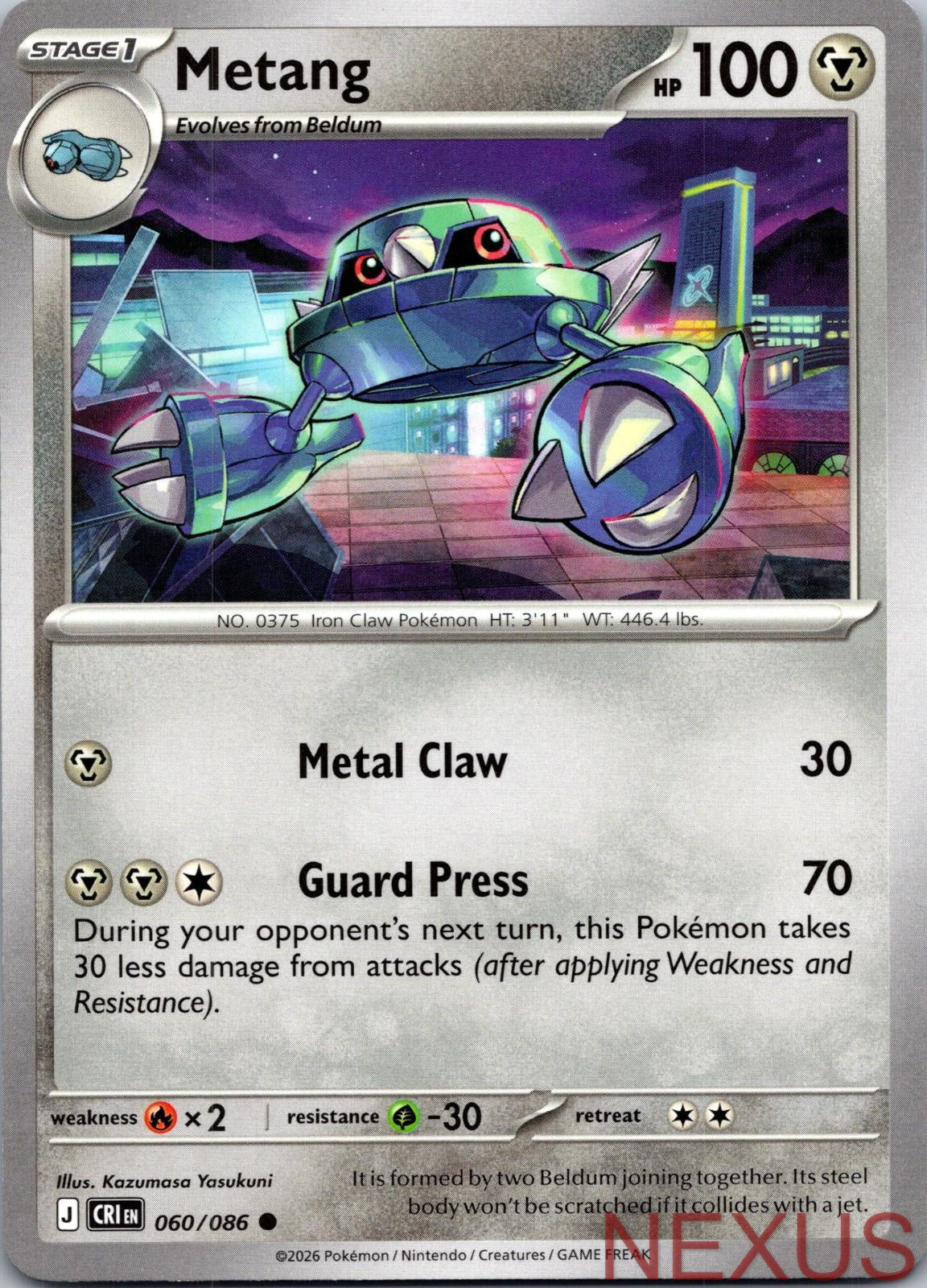 Metang 060/086 Common Near Mint