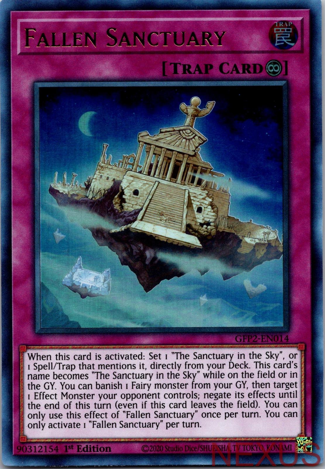 Fallen Sanctuary GFP2-EN014 Ultra Rare 1st Edition Near Mint