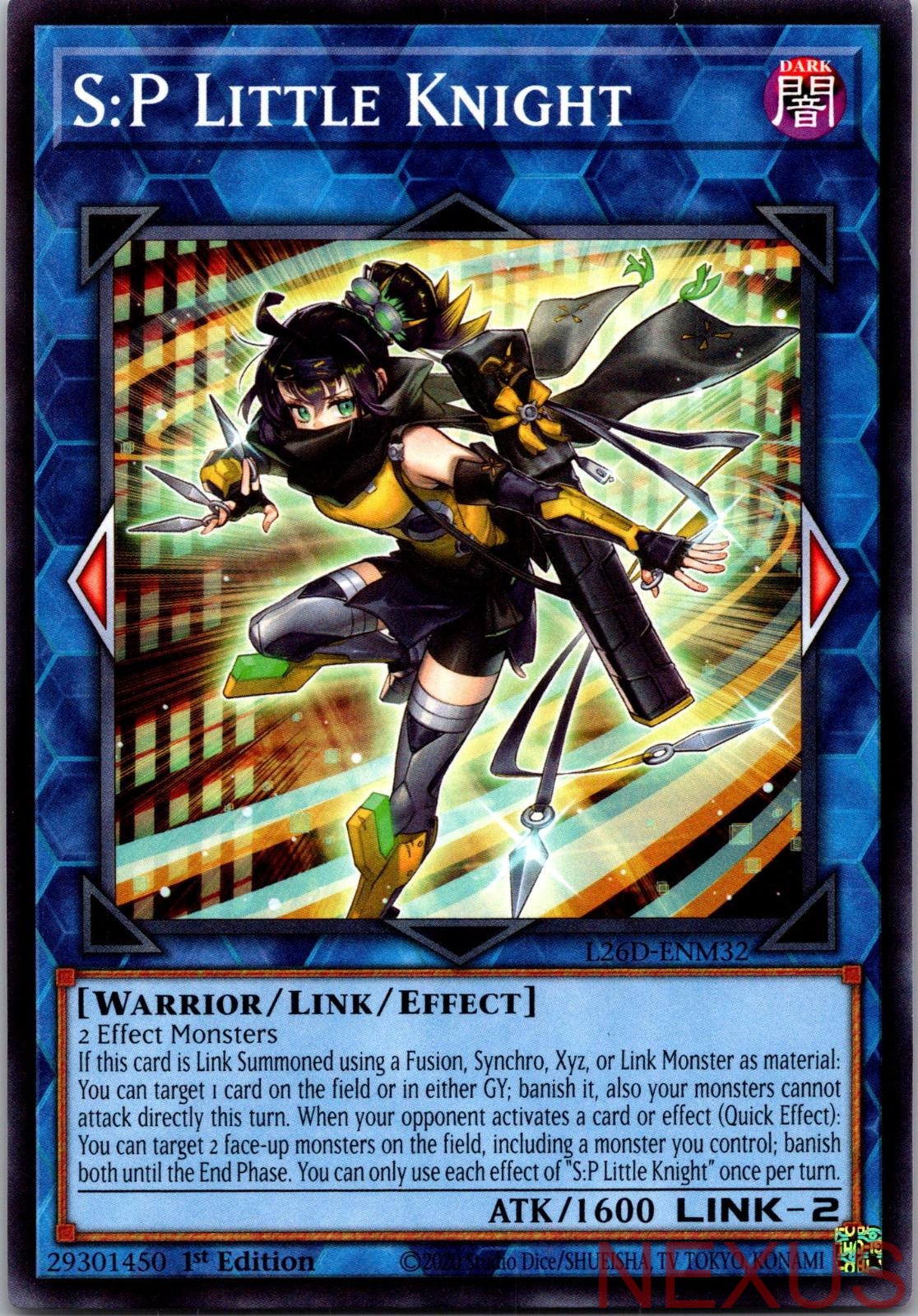 S:P Little Knight L26D-ENM32 Common Legendary Modern Decks 2026 1st Edition NM