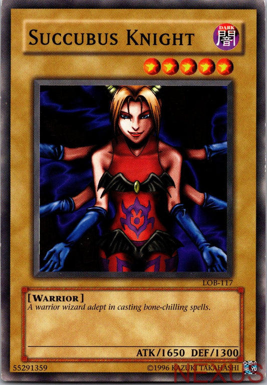 Succubus Knight LOB-117 Common The Legend of Blue Eyes White Dragon Unlimited NM