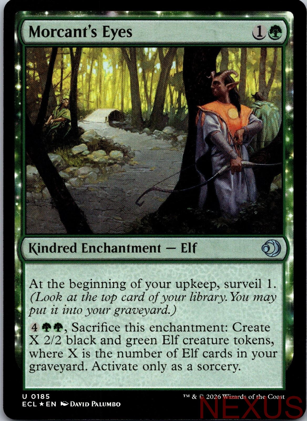 Morcant's Eyes 185 Uncommon Foil Near Mint