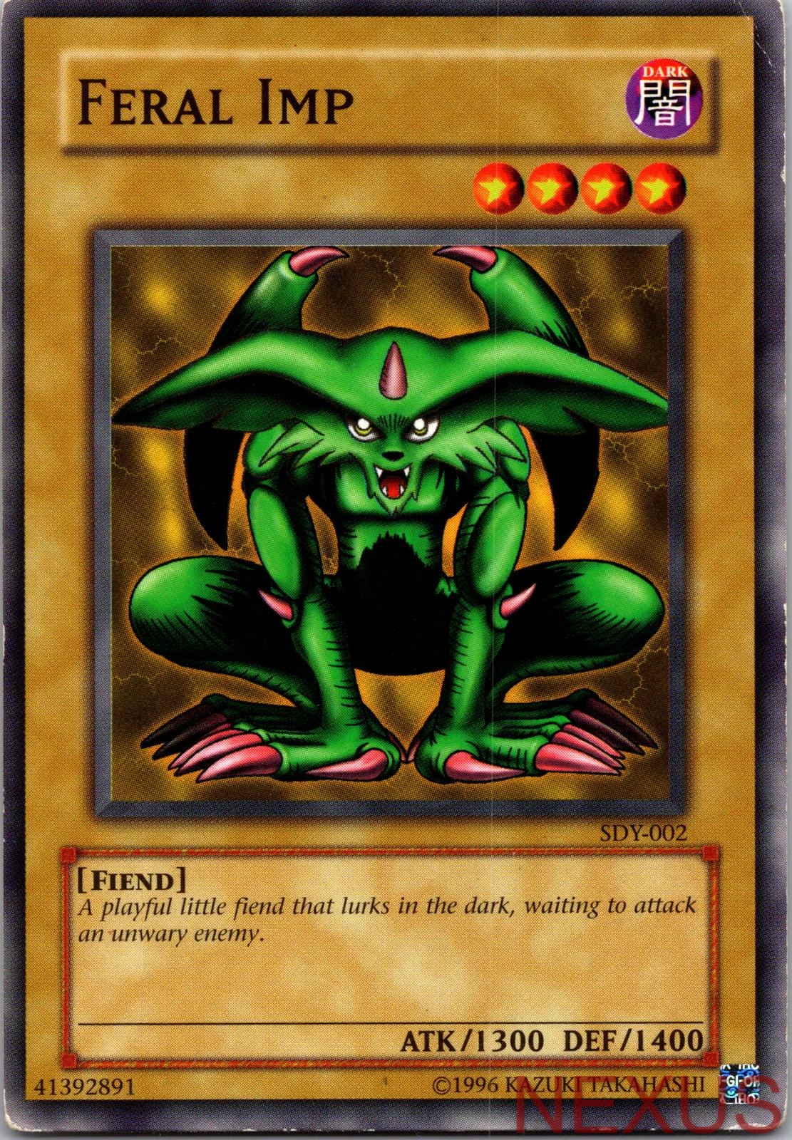 Feral Imp SDY-002 Common Unlimited Lightly Played