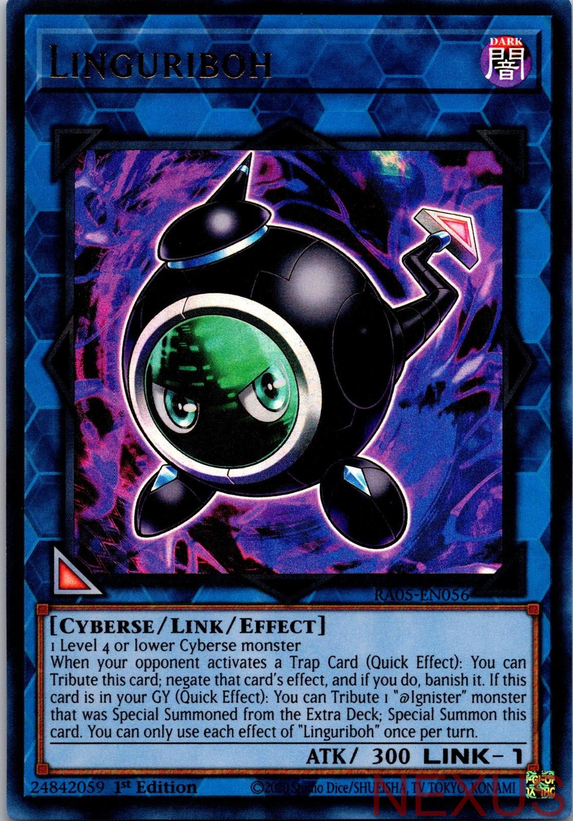 Linguriboh (Ultra Rare) RA05-EN056 Ultra Rare 1st Edition Near Mint