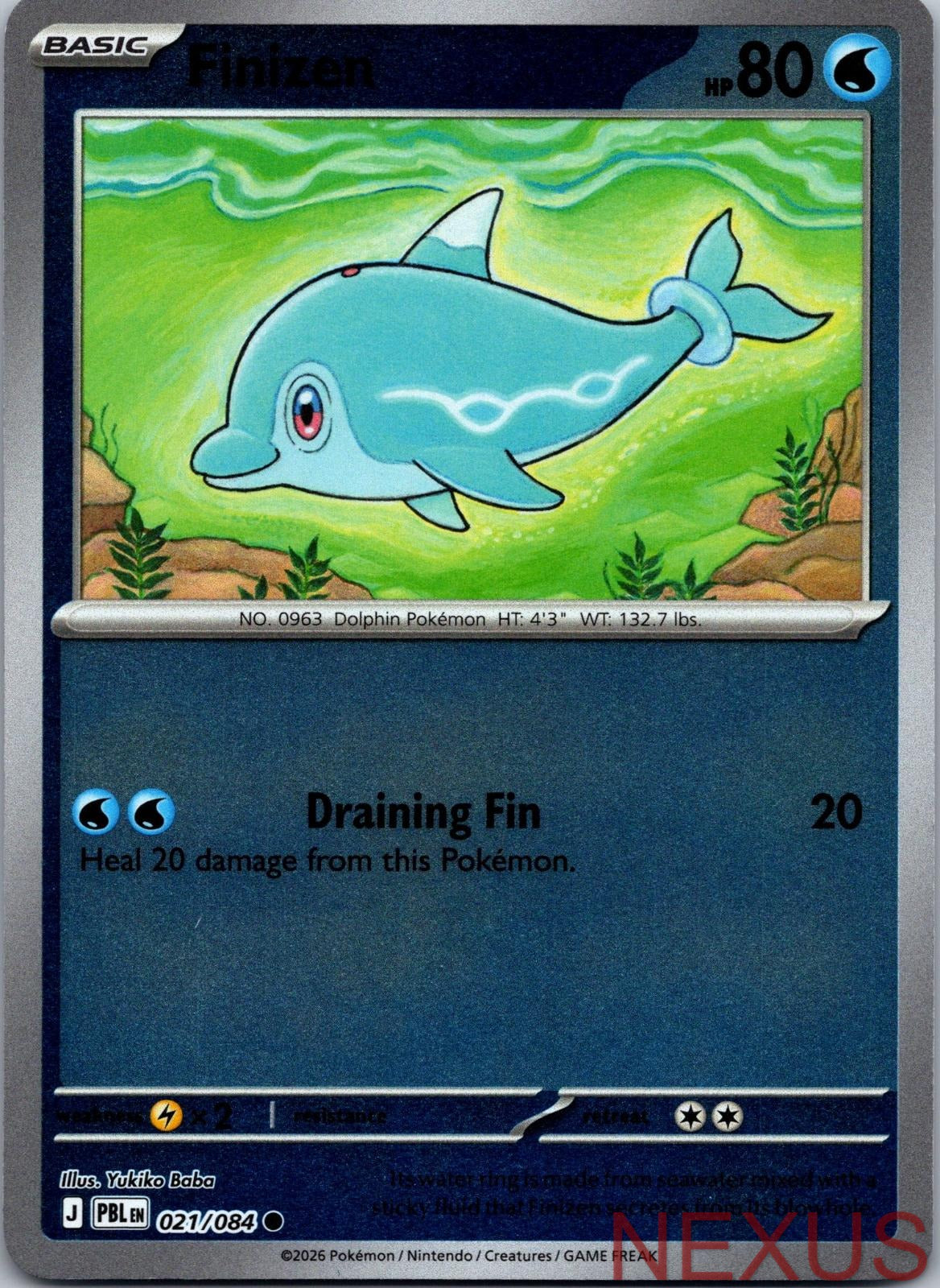 Finizen 021/084 Common Reverse Holo Near Mint