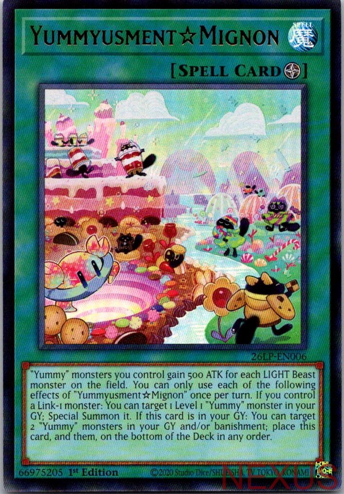 YummyusmentMignon 26LP-EN006 Ultra Rare 1st Edition Near Mint