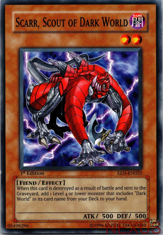 Scarr, Scout of Dark World EEN-EN025 Elemental Energy Yu-Gi-Oh 1st Edition NM