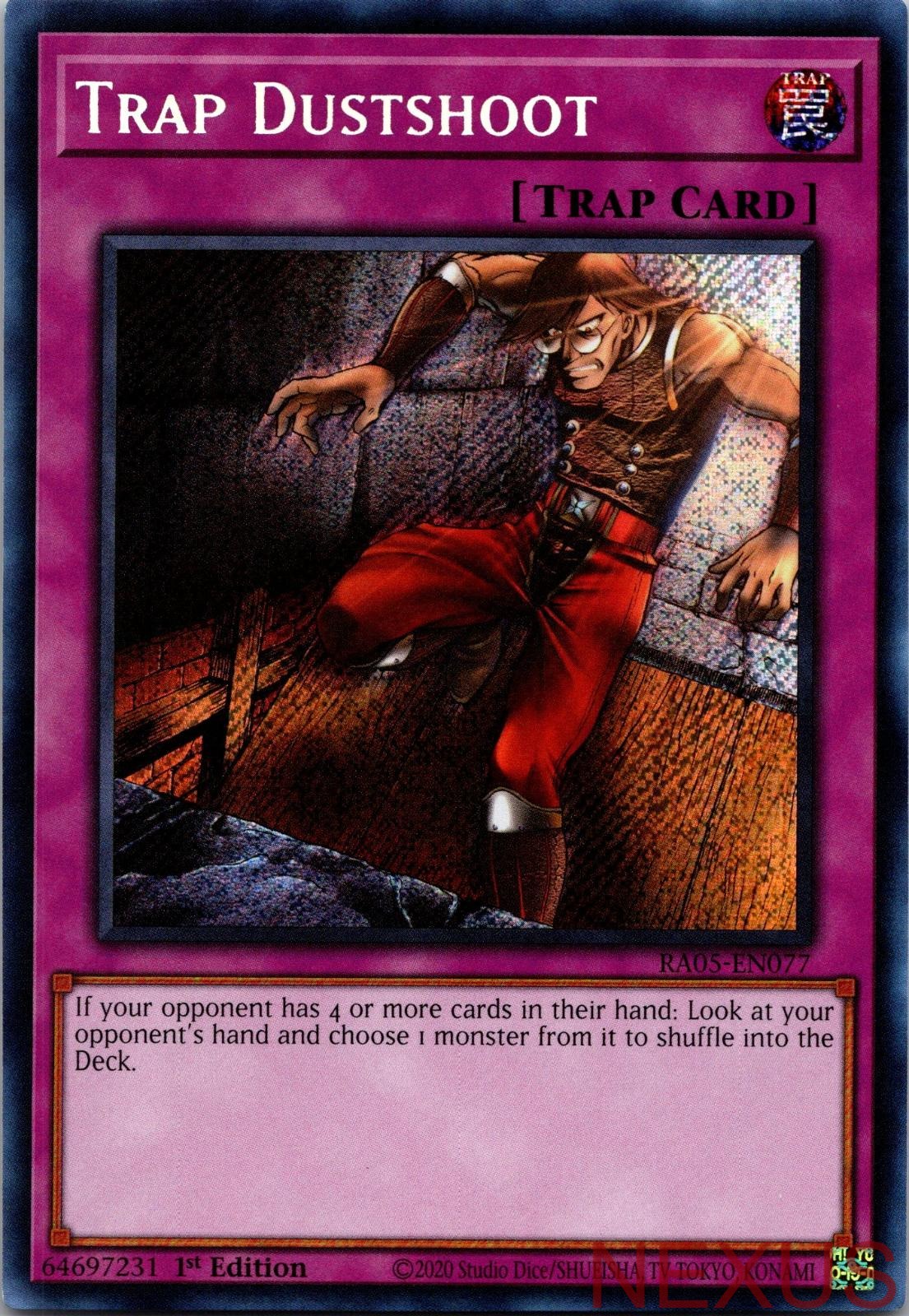 Trap Dustshoot (Secret Rare) RA05-EN077 Secret Rare 1st Edition Near Mint