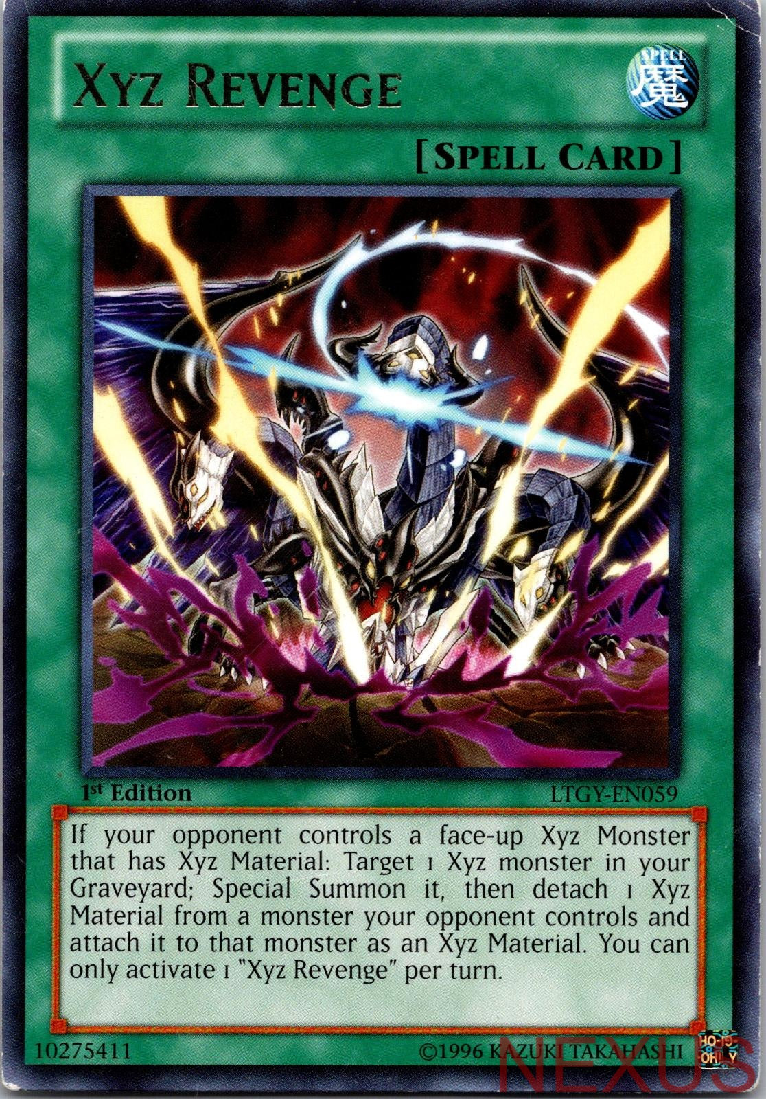 Xyz Revenge LTGY-EN059 Rare 1st Edition Lightly Played