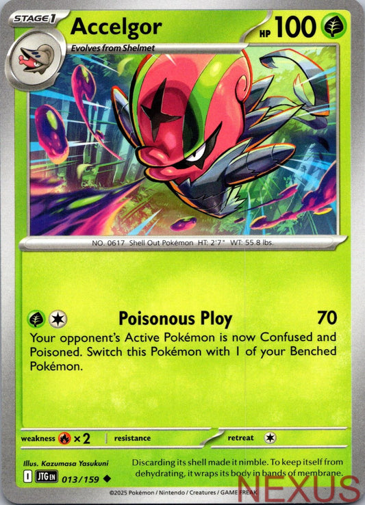 Accelgor 013/159 Uncommon Near Mint