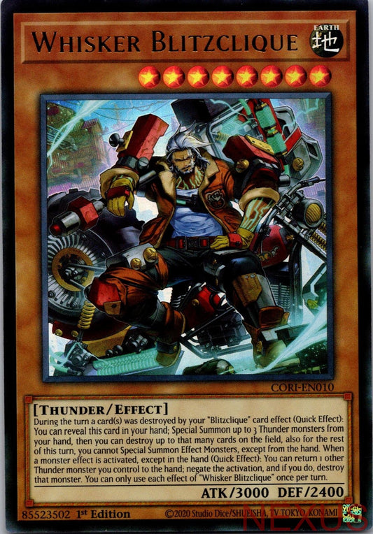 Whisker Blitzclique CORI-EN010 Ultra Rare Chaos Origins 1st Edition Near Mint