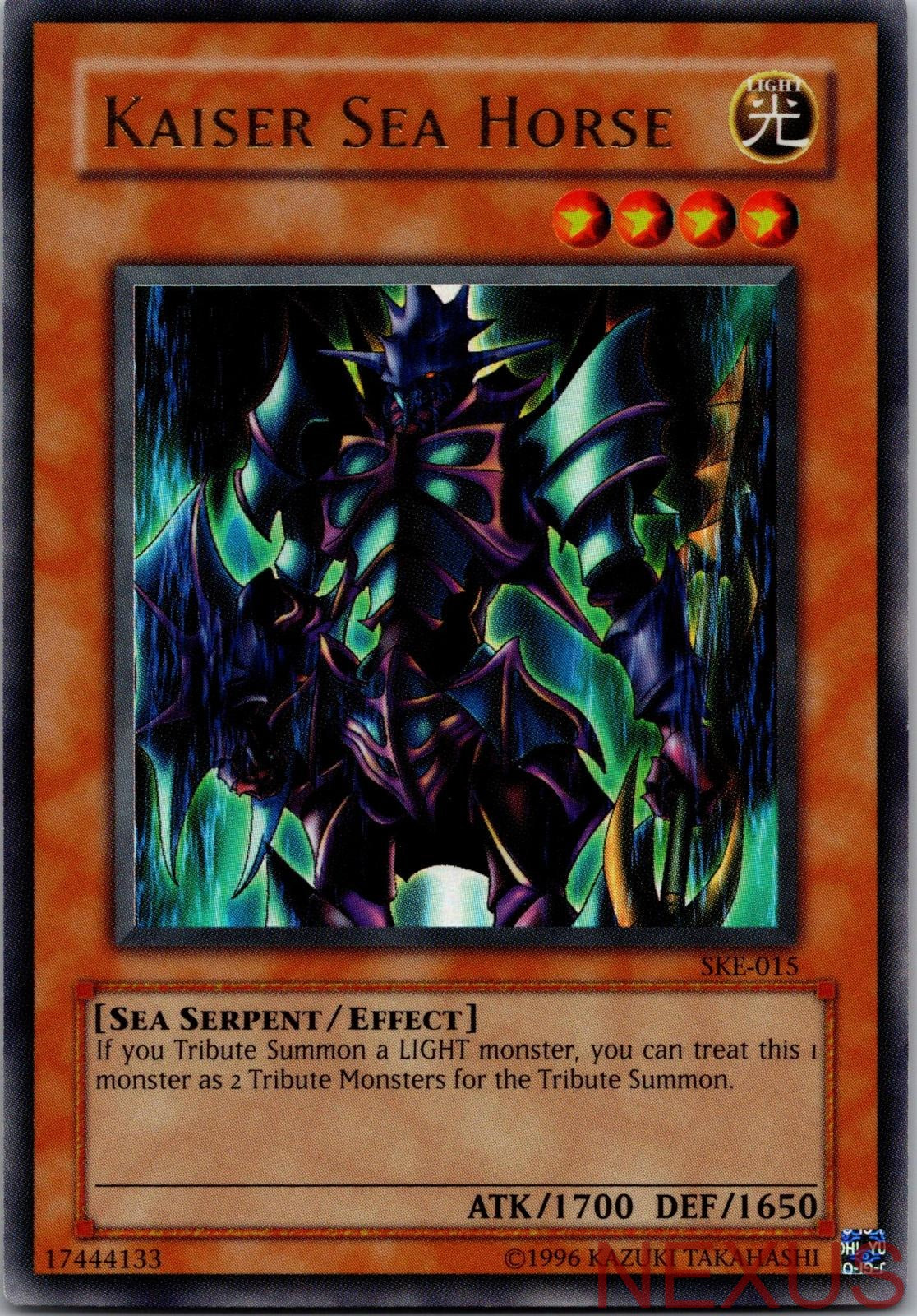 Kaiser Sea Horse SKE-015 Starter Deck: Kaiba Evolution Yu-Gi-Oh Unlimited NM