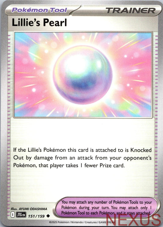 Lillie's Pearl 151/159 Uncommon Near Mint