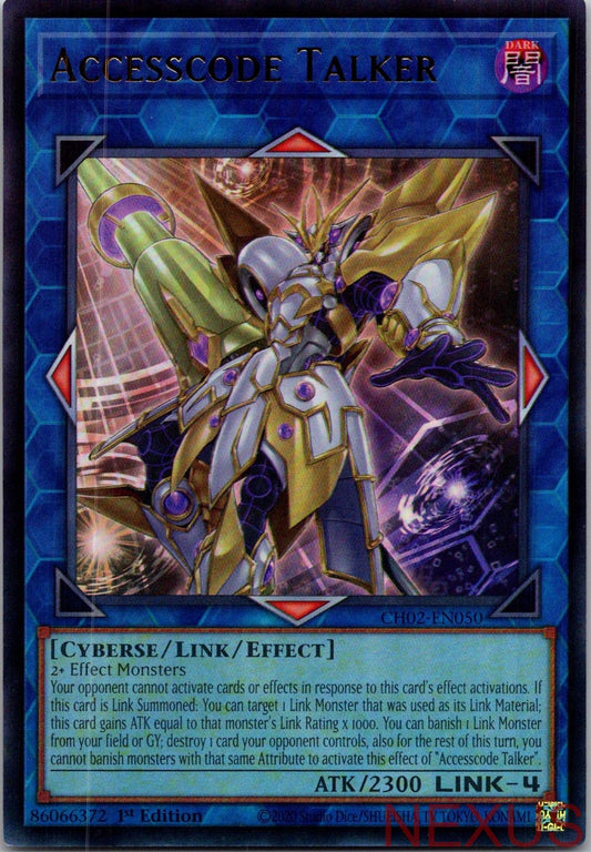 Accesscode Talker CH02-EN050 Ultra Rare 1st Edition Near Mint