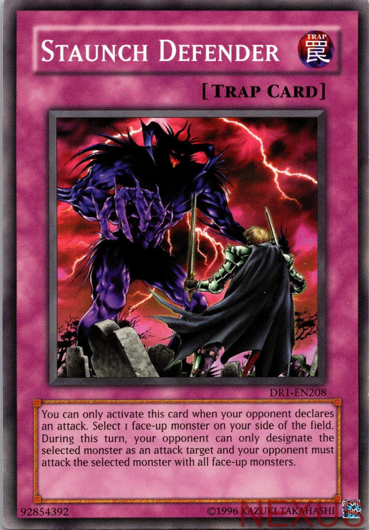 Staunch Defender DR1-EN208 Common Dark Revelation Volume 1 Unlimited Near Mint