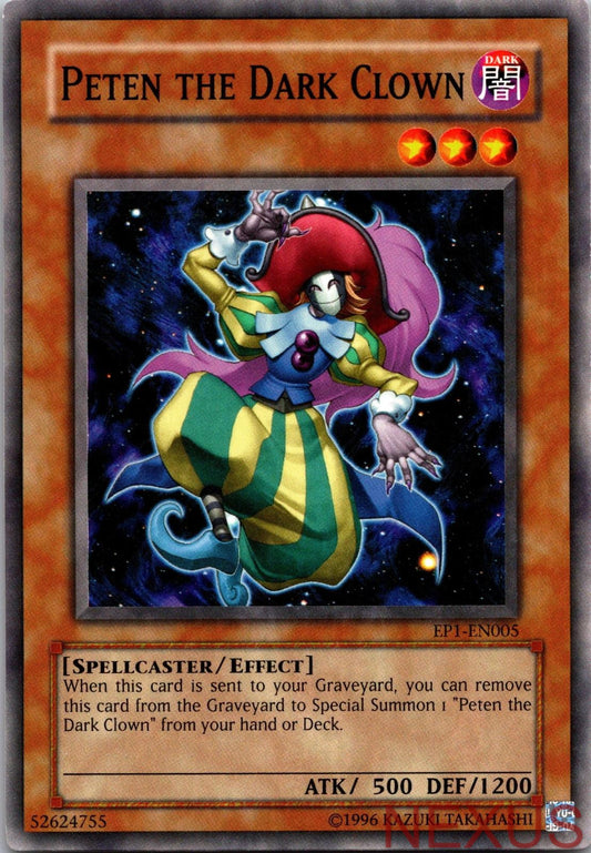 Peten the Dark Clown EP1-EN005 Common Yu-Gi-Oh! Movie Exclusive Pack Limited NM