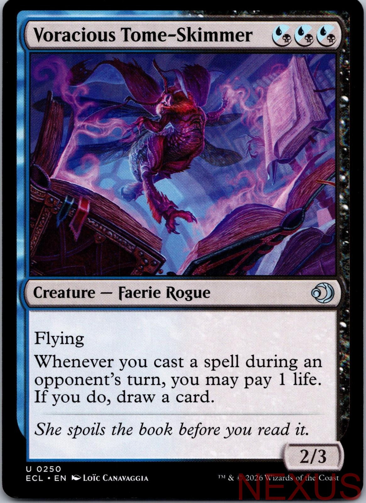 Voracious Tome-Skimmer 250 Uncommon Near Mint
