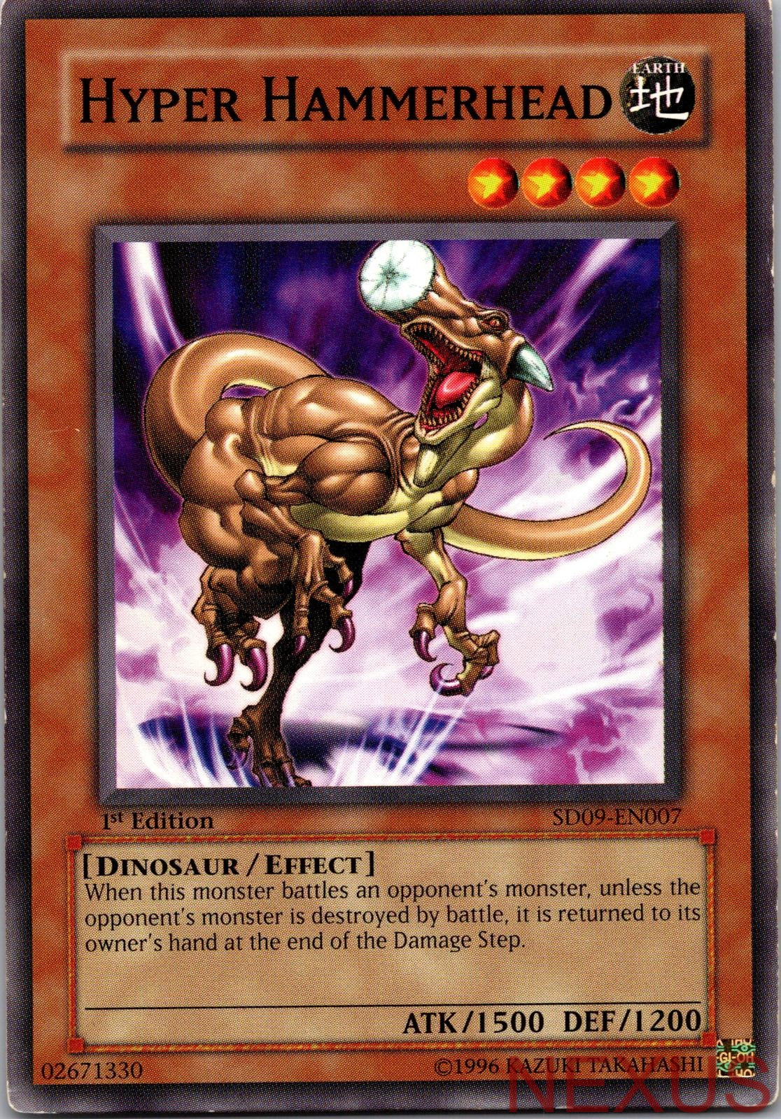 Hyper Hammerhead SD09-EN007 Common 1st Edition Lightly Played