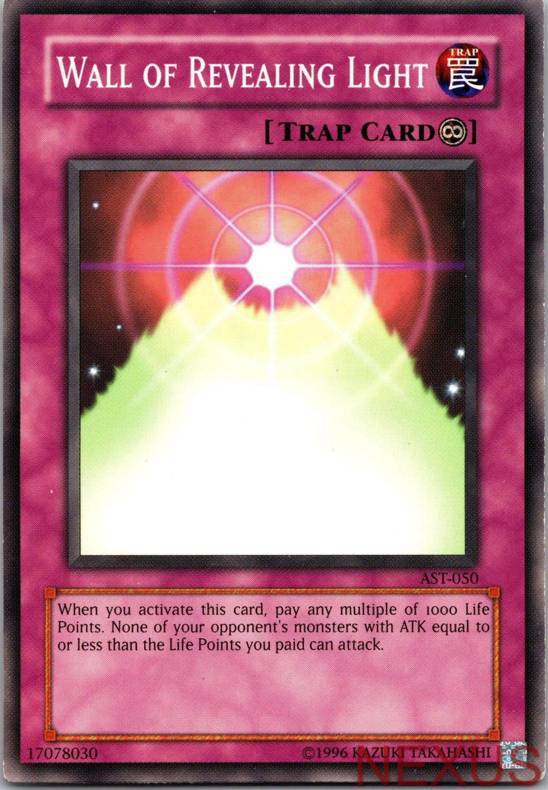 Wall of Revealing Light AST-050 Common Ancient Sanctuary Unlimited Near Mint