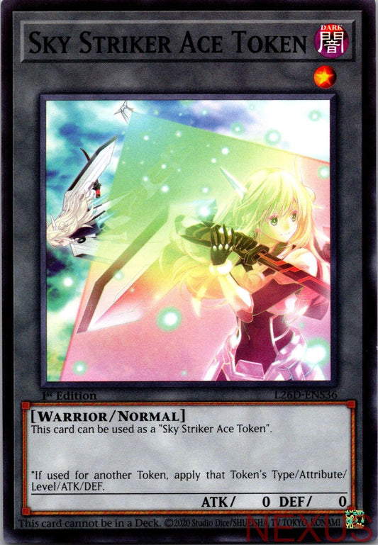 Sky Striker Ace Token L26D-ENS36 Legendary Modern Decks 2026 1st Edition NM