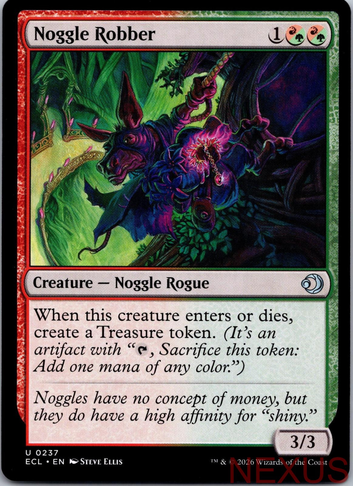 Noggle Robber 237 Uncommon Near Mint