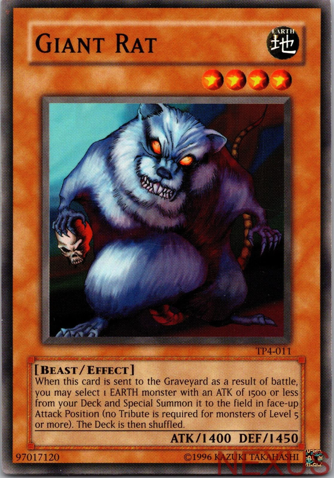 Giant Rat TP4-011 Common Tournament Pack 4 Unlimited Near Mint