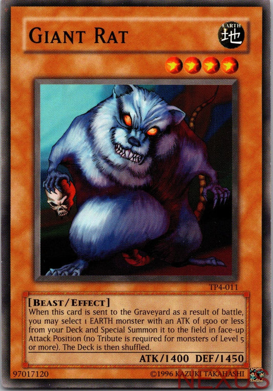 Giant Rat TP4-011 Common Tournament Pack 4 Unlimited Near Mint