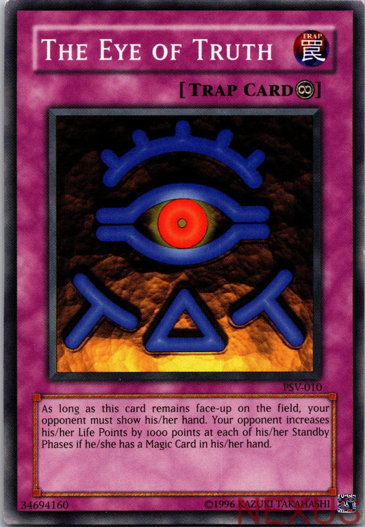 The Eye of Truth PSV-010 Common Pharaoh's Servant Yu-Gi-Oh Unlimited Near Mint