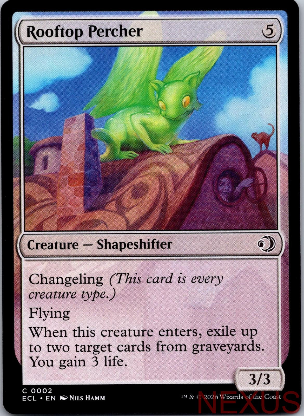 Rooftop Percher 2 Common Near Mint