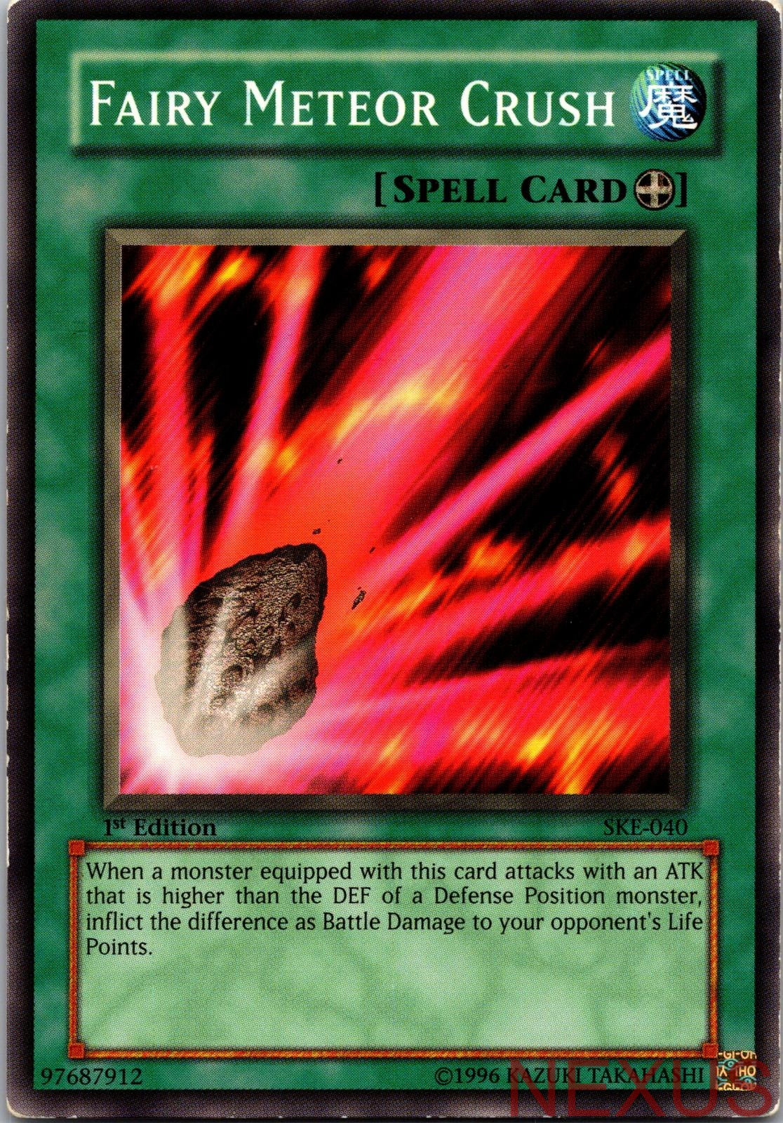 Fairy Meteor Crush SKE-040 Common 1st Edition Lightly Played