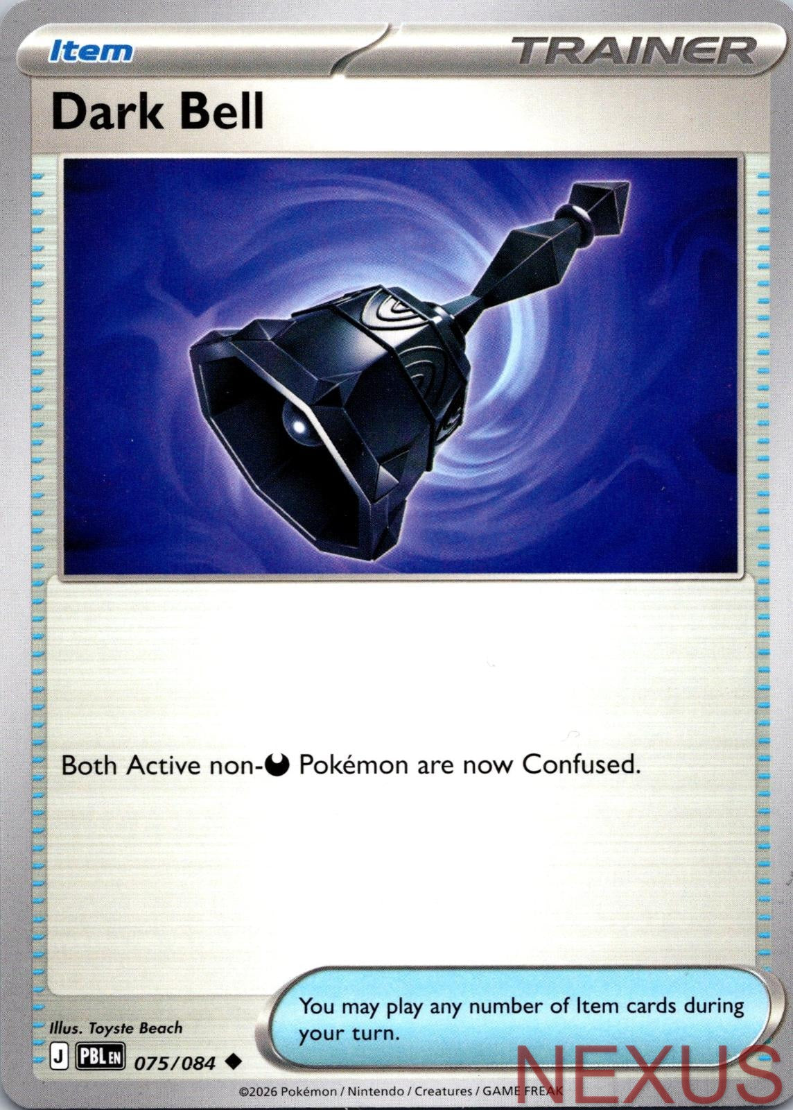 Dark Bell 075/084 Uncommon Near Mint