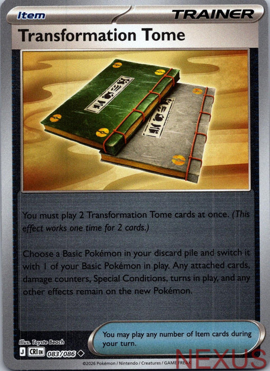 Transformation Tome 083/086 Uncommon Reverse Holo Near Mint