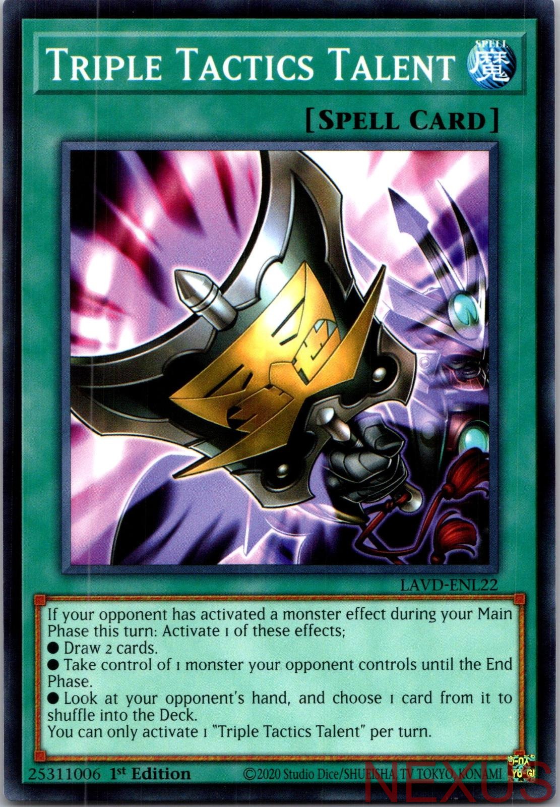 Triple Tactics Talent (LAVD-ENL22) LAVD-ENL22 1st Edition NM