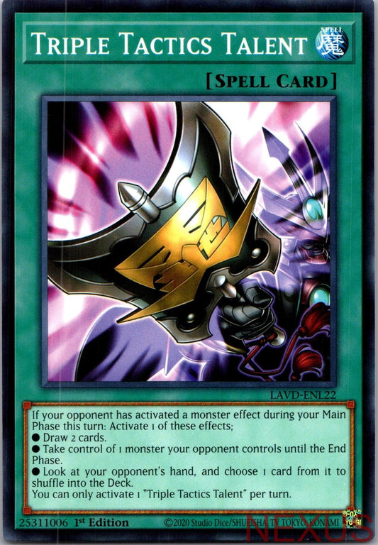 Triple Tactics Talent (LAVD-ENL22) LAVD-ENL22 1st Edition NM