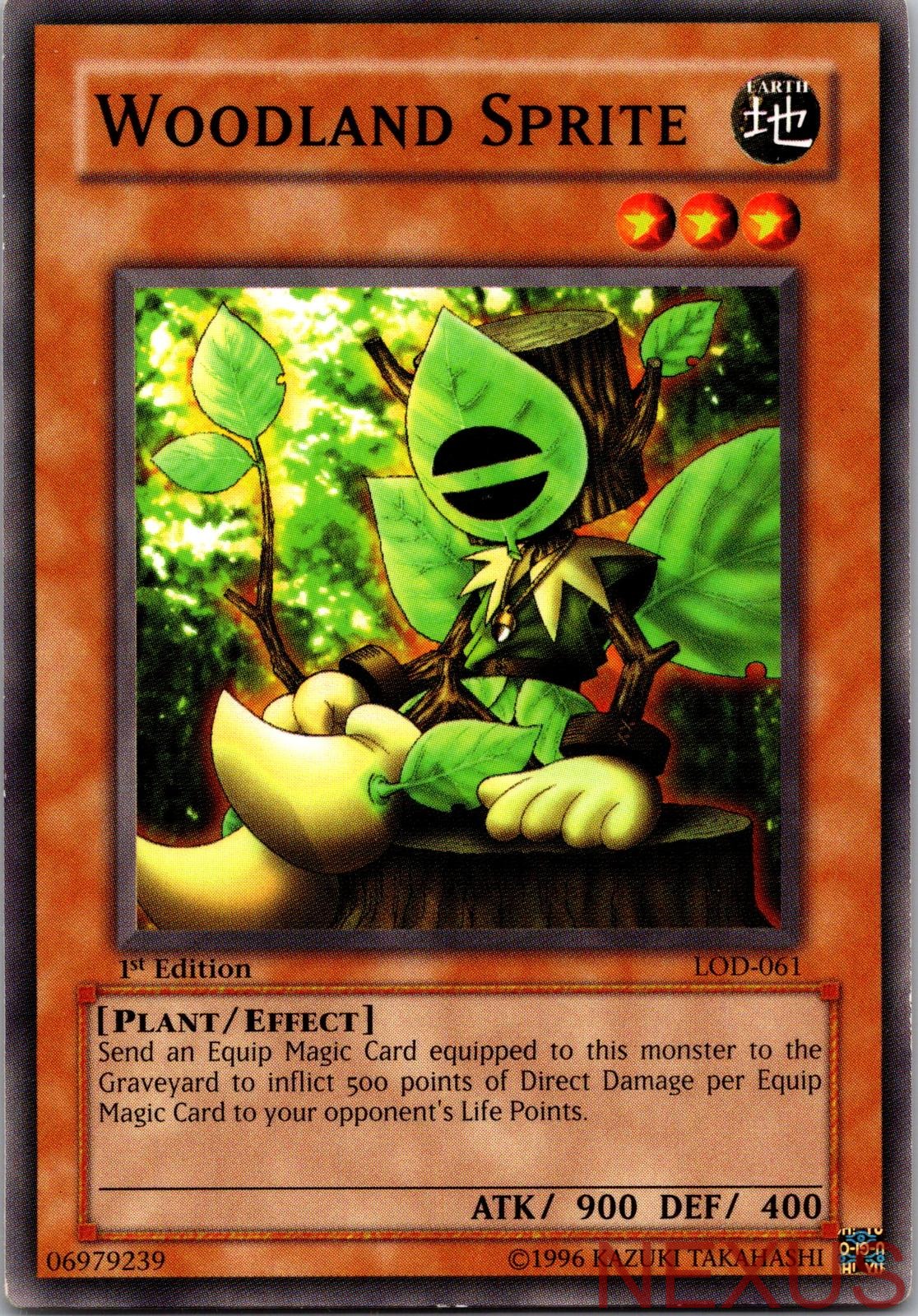 Woodland Sprite LOD-061 Common 1st Edition Lightly Played