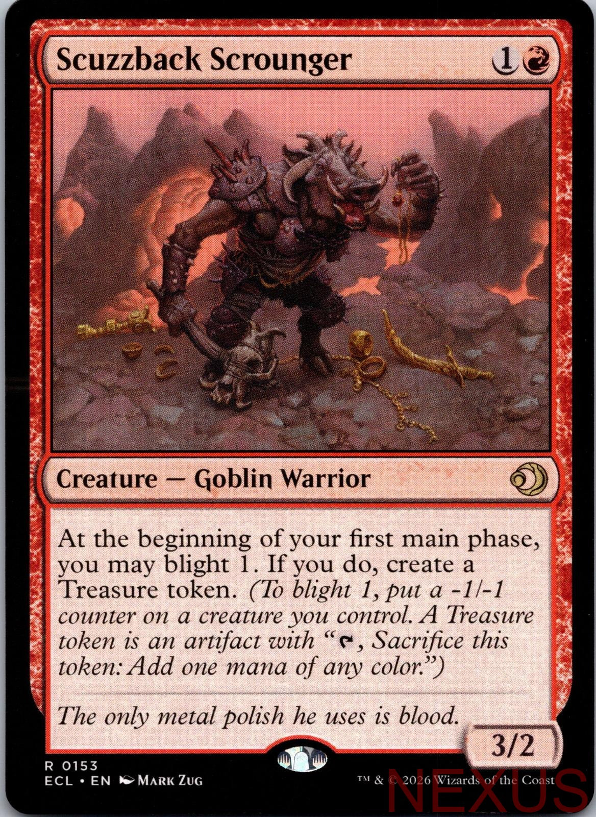Scuzzback Scrounger 153 Rare Near Mint