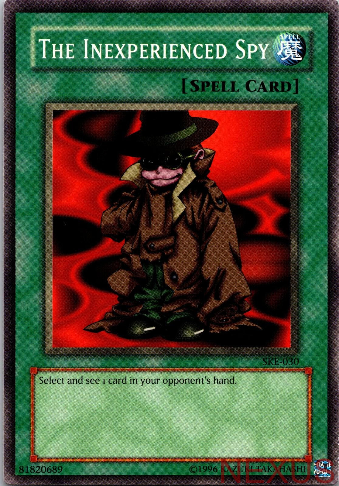 The Inexperienced Spy SKE-030 Common Starter Deck: Kaiba Evolution Unlimited NM